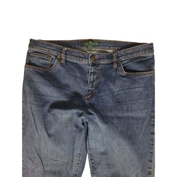 Ralph Lauren Jeans Women Classic Bootcut JMed Indigo Sz 14 - Picture 5 of 5
